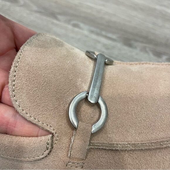 L’intervalle Fabio Pink Suede Loafer Boots Leather Made in Italy Sz 14 - Picture 7 of 9